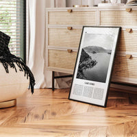 Lake Como Print Black and White, Lake Como Wall Art, Lake Como Poster, Lake Como Photo, Lake Como Wall Décor, Lake Como Map, Italy, Italia