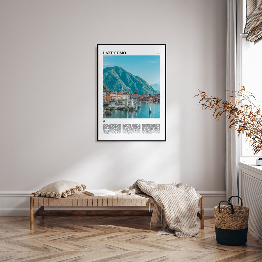 Lake Como Travel Color No 2 Poster