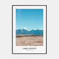 Lake County Portrait Color Poster