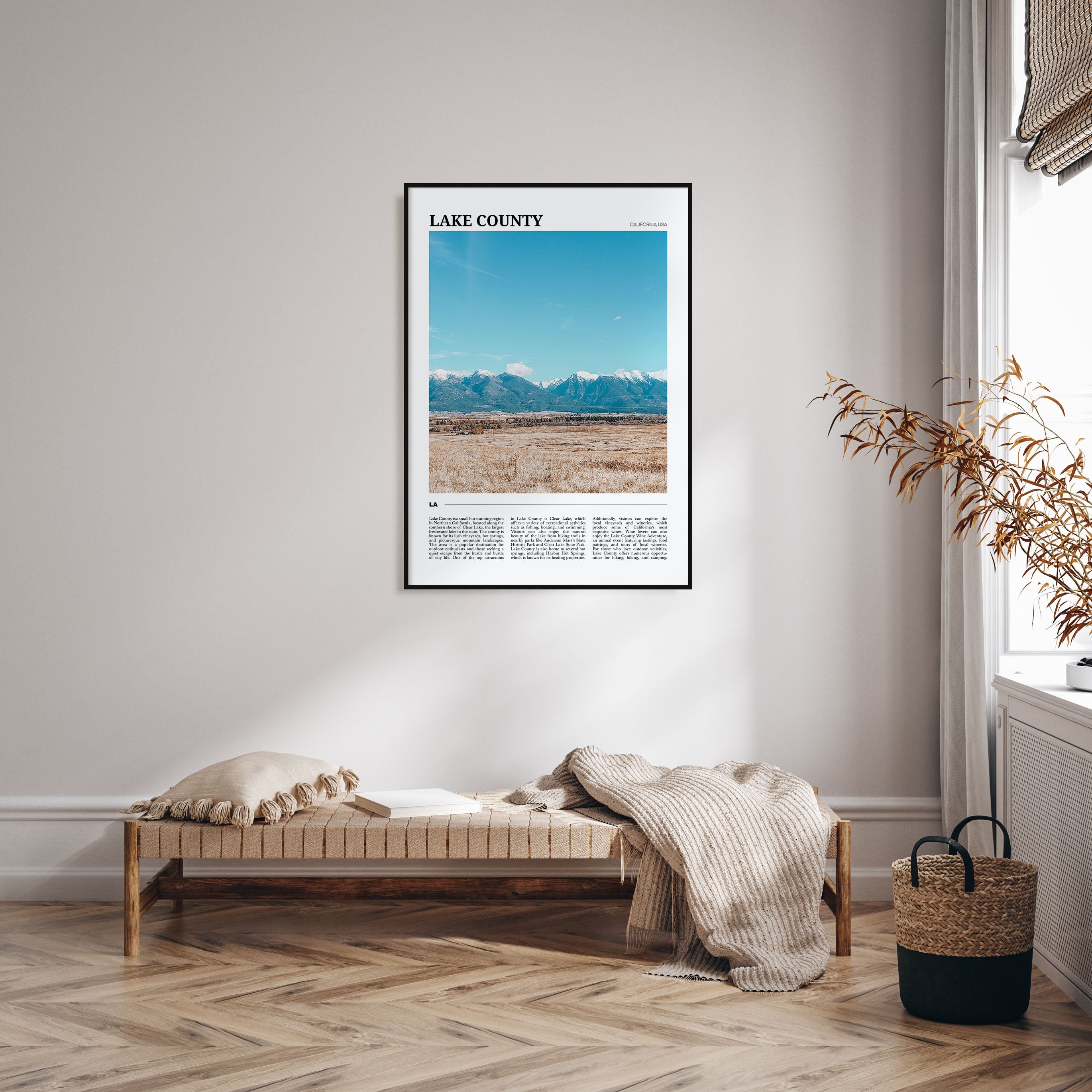Lake County Travel Color Poster