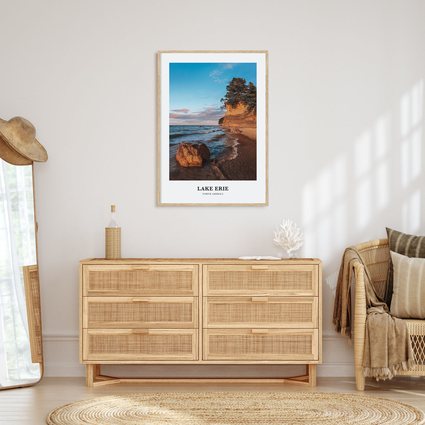 Lake Erie Portrait Color Poster