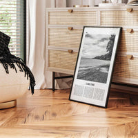 Lake Erie Print Black and White, Lake Erie Wall Art, Lake Erie Poster, Lake Erie Photo, Lake Erie Wall Décor, North America