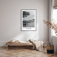Lake George Portrait B&W Poster
