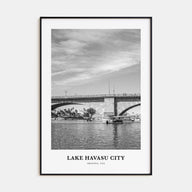 Lake Havasu City Portrait B&W Poster