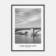 Lake Havasu City Portrait B&W Poster