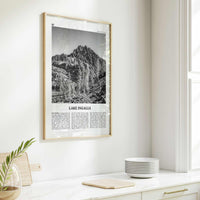 Lake Ingalls Print Black and White, Lake Ingalls Wall Art, Lake Ingalls Poster, Lake Ingalls Photo, Lake Ingalls Wall Décor, Washington, USA