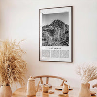 Lake Ingalls Print Black and White, Lake Ingalls Wall Art, Lake Ingalls Poster, Lake Ingalls Photo, Lake Ingalls Wall Décor, Washington, USA