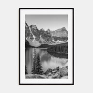 Lake Louise Photo B&W Poster