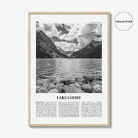 Lake Louise Print Black and White No 2, Lake Louise Wall Art, Lake Louise Poster, Lake Louise Photo, Lake Louise Wall Décor, Alberta, Canada