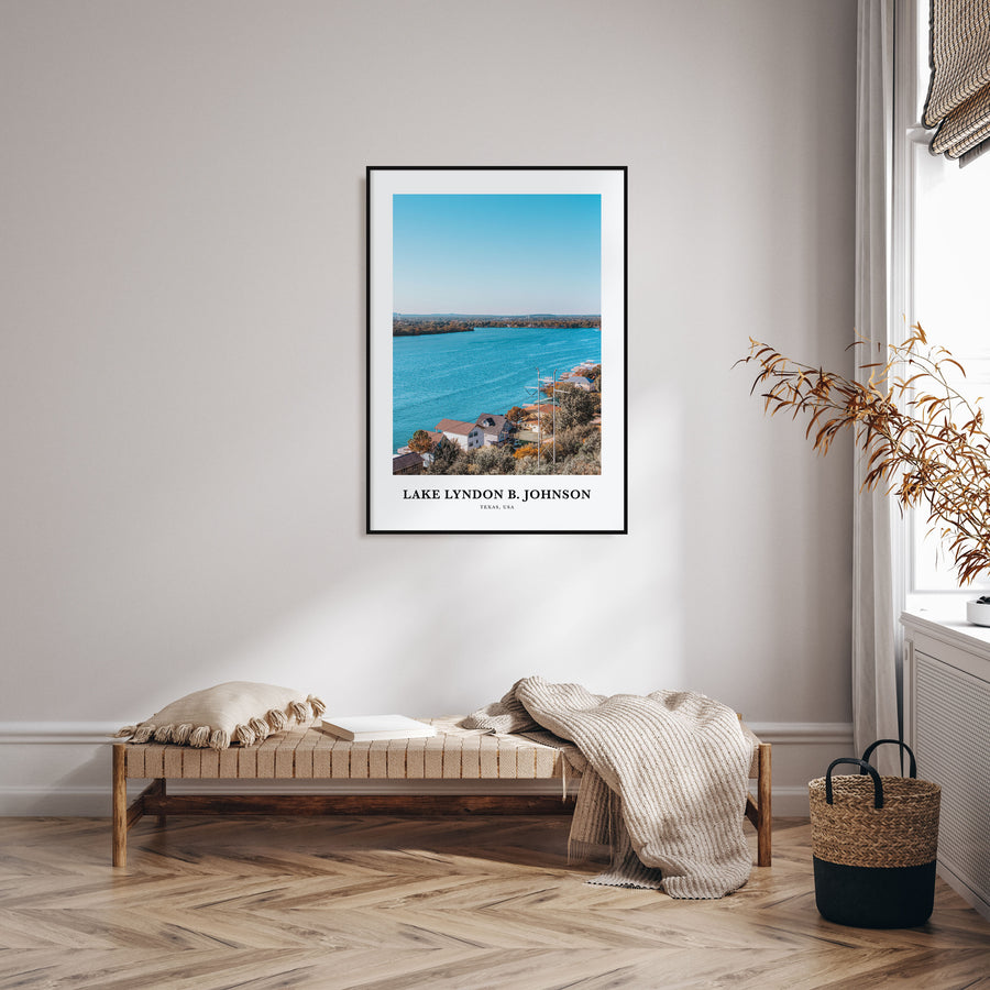 Lake Lyndon B. Johnson Portrait Color Poster