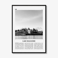 Lake Maggiore Print Black and White, Lake Maggiore Wall Art, Lake Maggiore Poster, Lake Maggiore Photo, Wall Décor, Italy, Switzerland