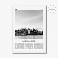 Lake Maggiore Print Black and White, Lake Maggiore Wall Art, Lake Maggiore Poster, Lake Maggiore Photo, Wall Décor, Italy, Switzerland