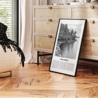 Lake Martin Print Black and White No 1, Lake Martin Wall Art, Lake Martin Poster, Lake Martin Photo, Lake Martin Wall Décor, Alabama, USA