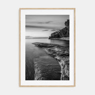 Lake Michigan Photo B&W No 1 Poster