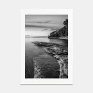 Lake Michigan Photo B&W No 1 Poster