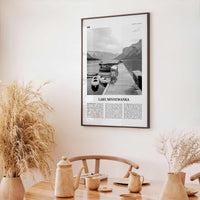 Lake Minnewanka Print Black and White, Lake Minnewanka Wall Art, Lake Minnewanka Poster, Lake Minnewanka Photo, Lake Minnewanka Wall Décor