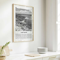 Lake Nakuru Print Black and White, Lake Nakuru Wall Art, Lake Nakuru Poster, Lake Nakuru Photo, Lake Nakuru Wall Décor, Kenya