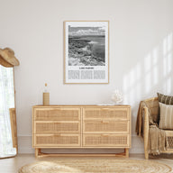 Lake Nakuru Travel B&W Poster