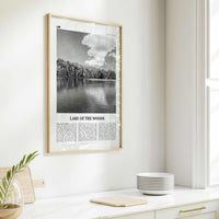 Lake of the Woods Print Black and White, Lake of the Woods Wall Art, Lake of the Woods Poster, Lake of the Woods Photo, Ontario, Canada