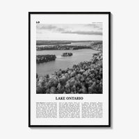 Lake Ontario Print Black and White, Lake Ontario Wall Art, Lake Ontario Poster, Lake Ontario Photo, Lake Ontario Wall Décor, North America