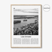 Lake Ontario Print Black and White, Lake Ontario Wall Art, Lake Ontario Poster, Lake Ontario Photo, Lake Ontario Wall Décor, North America