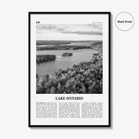 Lake Ontario Print Black and White, Lake Ontario Wall Art, Lake Ontario Poster, Lake Ontario Photo, Lake Ontario Wall Décor, North America