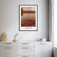 Lake Placid Portrait Color Poster