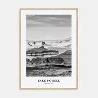 Lake Powell Portrait B&W Poster
