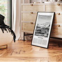 Lake Powell Print Black and White, Lake Powell Wall Art, Lake Powell Poster, Lake Powell Photo, Lake Powell Map, Arizona, USA, United States