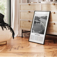 Lake Sonoma Print Black and White, Lake Sonoma Wall Art, Lake Sonoma Poster, Lake Sonoma Photo, Lake Sonoma Décor, California, USA