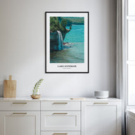 Lake Superior Portrait Color Poster
