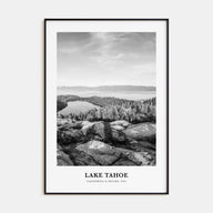 Lake Tahoe Portrait B&W No 1 Poster