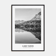 Lake Tahoe Portrait B&W No 2 Poster