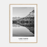 Lake Tahoe Portrait B&W No 2 Poster