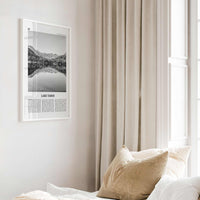 Lake Tahoe Print Black and White No 1, Lake Tahoe Wall Art, Lake Tahoe Poster, Lake Tahoe Photo, California, USA, United States, America