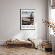 Lake Tahoe Travel Color No 1 Poster