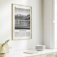 Lake Wakatipu Print Black and White, Lake Wakatipu Wall Art, Lake Wakatipu Poster, Lake Wakatipu Photo, Lake Wakatipu Décor, New Zealand
