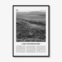 Lake Winnipesaukee Print Black and White, Lake Winnipesaukee Wall Art, Lake Winnipesaukee Poster, Lake Winnipesaukee Photo, New Hampshire