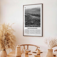 Lake Winnipesaukee Print Black and White, Lake Winnipesaukee Wall Art, Lake Winnipesaukee Poster, Lake Winnipesaukee Photo, New Hampshire