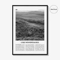 Lake Winnipesaukee Print Black and White, Lake Winnipesaukee Wall Art, Lake Winnipesaukee Poster, Lake Winnipesaukee Photo, New Hampshire