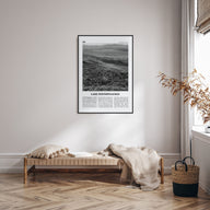 Lake Winnipesaukee Travel B&W Poster