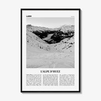 L'Alpe d'Huez Print Black and White, Alpe d’Huez Wall Art, Alpe d’Huez Poster, Alpe d’Huez Photo, Alpe d’Huez Décor, L'Alpe d'Huez, France