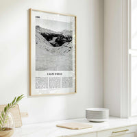 L'Alpe d'Huez Print Black and White, Alpe d’Huez Wall Art, Alpe d’Huez Poster, Alpe d’Huez Photo, Alpe d’Huez Décor, L'Alpe d'Huez, France