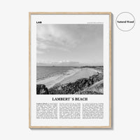 Lamberts Beach Print Black and White, Lamberts Beach Wall Art, Lamberts Beach Poster, Lamberts Beach Photo, Décor, Lamberts Beach Map