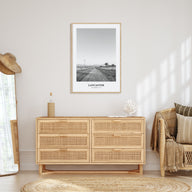 Lancaster, California Portrait B&W Poster