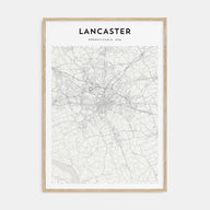 Lancaster, Pennsylvania Map Portrait Poster