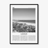 Lancelin Print Black and White, Lancelin Wall Art, Lancelin Poster, Lancelin Photo, Lancelin Wall Décor, Western Australia, Australia