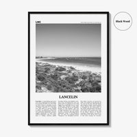 Lancelin Print Black and White, Lancelin Wall Art, Lancelin Poster, Lancelin Photo, Lancelin Wall Décor, Western Australia, Australia