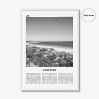 Lancelin Print Black and White, Lancelin Wall Art, Lancelin Poster, Lancelin Photo, Lancelin Wall Décor, Western Australia, Australia