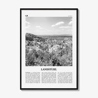 Landstuhl Print Black and White, Landstuhl Wall Art, Landstuhl Poster, Landstuhl Photo, Landstuhl Wall Décor,